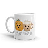Let's Spice Things Up (Pumpkin And Latte) - Mug