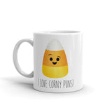 I Love Corny Puns (Candy Corn) - Mug