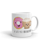We Were Made For Each Other (Latte And Donut) - Mug