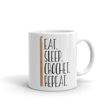Eat Sleep Crochet Repeat - Mug
