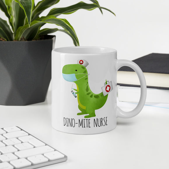 Dino-mite Nurse - Mug