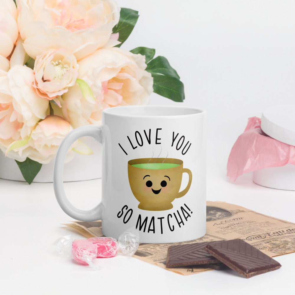 I Love You Very Matcha Coffee Mugs