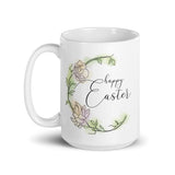 Happy Easter (Floral) - Mug