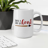 You're A Work Of Heart (Paintbrush) - Mug