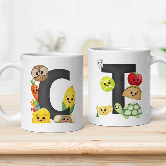 Alphabet Mugs