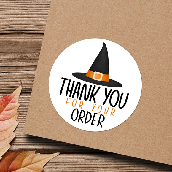 Thank You For Your Order (Witch Hat) - Stickers