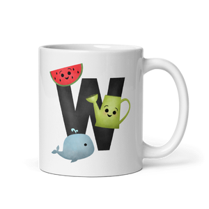 Letter W (Alphabet) - Mug