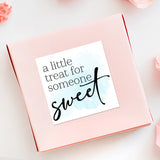 A Little Treat For Someone Sweet (Watercolour Background) - Stickers