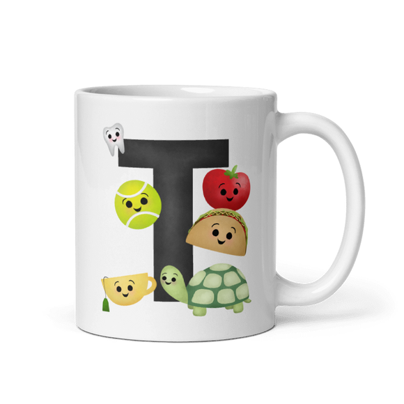 Letter T (Alphabet) - Mug