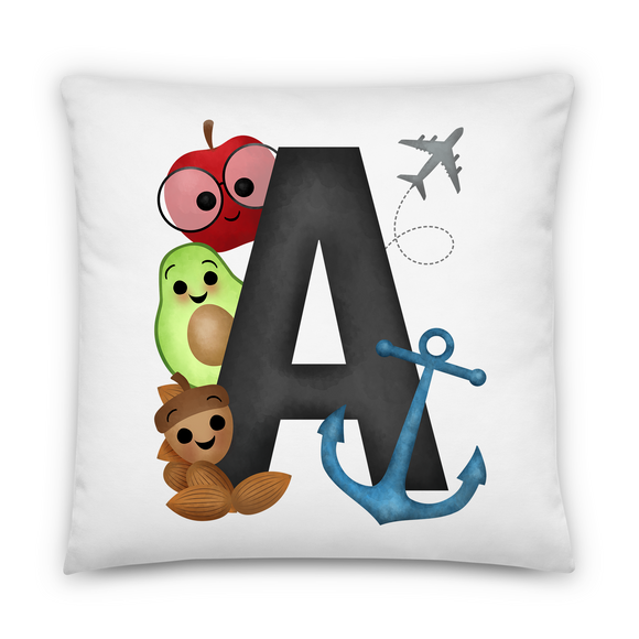 Letter A (Alphabet) - Pillow