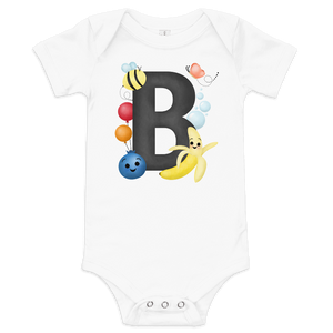 Letter B (Alphabet) - Baby Bodysuit