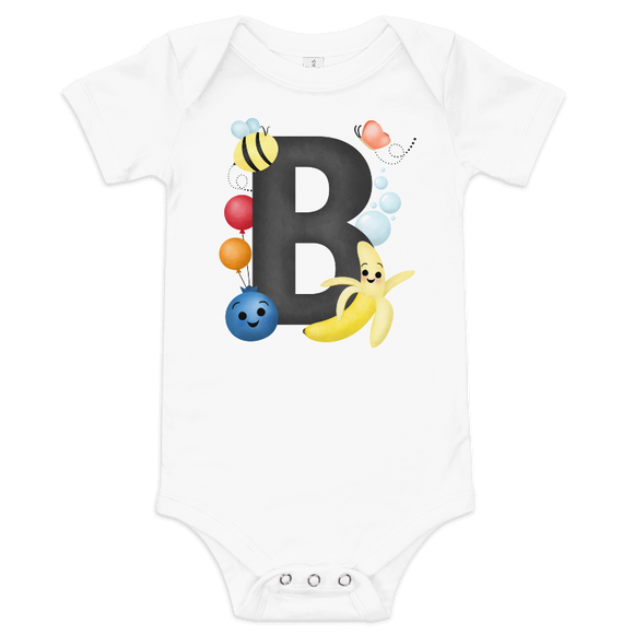 Letter B (Alphabet) - Baby Bodysuit