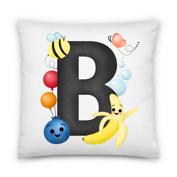 Letter B (Alphabet) - Pillow