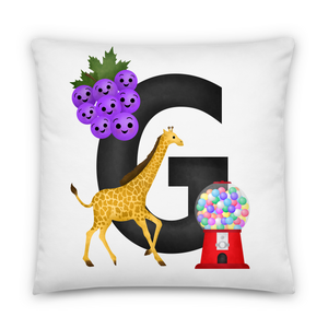 Letter G (Alphabet) - Pillow