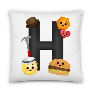 Letter H (Alphabet) - Pillow