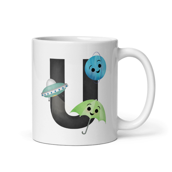 Letter U (Alphabet) - Mug