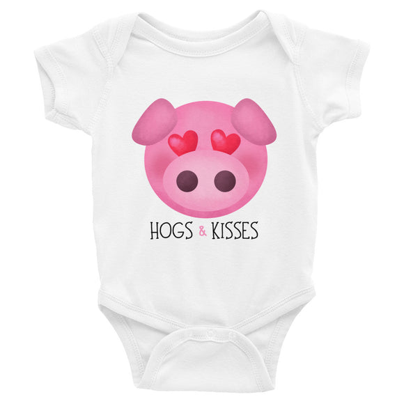 Hogs and Kisses - Baby Bodysuit