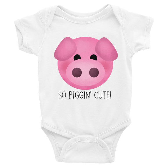 So Piggin' Cute - Baby Bodysuit