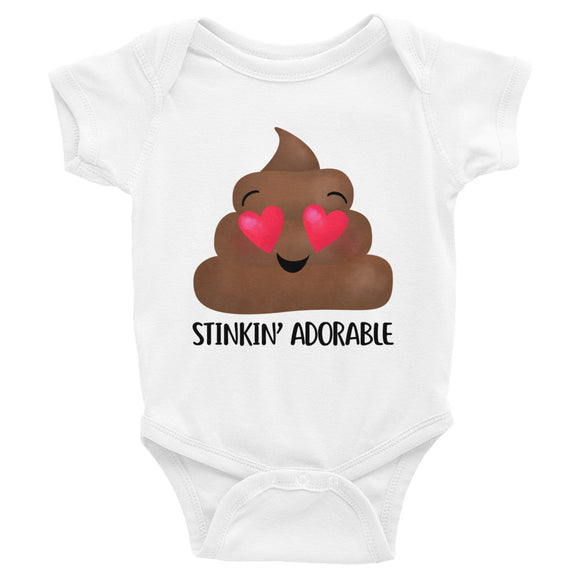 Stinkin' Adorable (Poop) - Baby Bodysuit