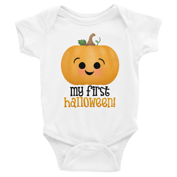 My First Halloween (Pumpkin) - Baby Bodysuit
