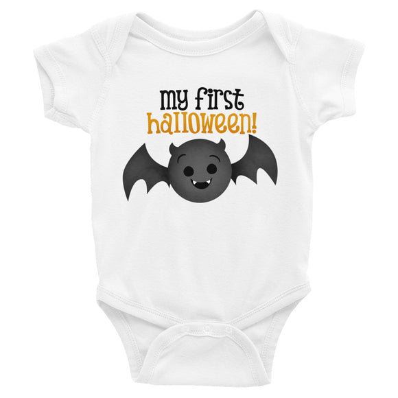 My First Halloween (Bat) - Baby Bodysuit