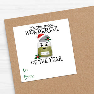 It's The Most Wonderful Thyme Of The Year (Gift Tag) - Stickers