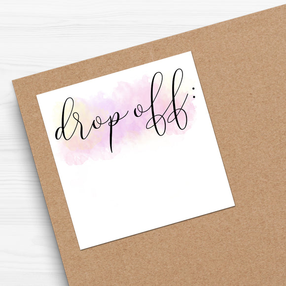 Drop Off With Blank Space (Fancy) - Stickers