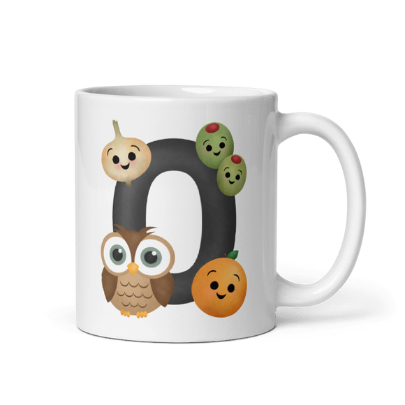 Letter O (Alphabet) - Mug