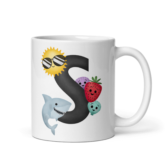 Letter S (Alphabet) - Mug