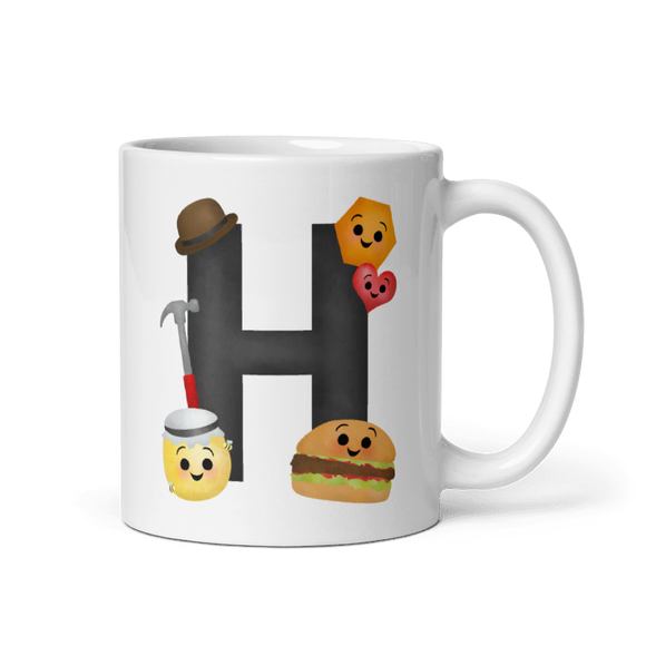 Letter H (Alphabet) - Mug