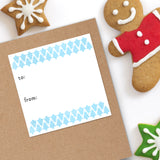 Christmas Tree Pattern (Gift Tag) - Stickers