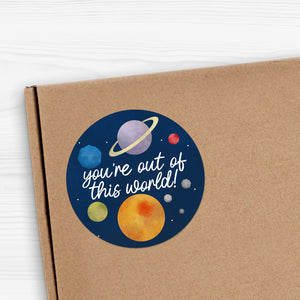 You're Out Of This World (Planets) - Stickers