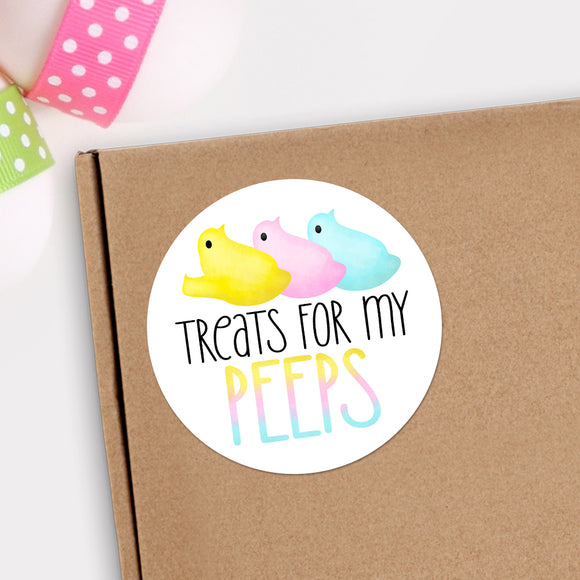 Treats For My Peeps - Stickers