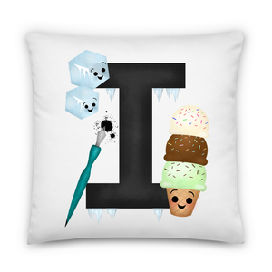 Letter I (Alphabet) - Pillow