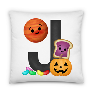 Letter J (Alphabet) - Pillow