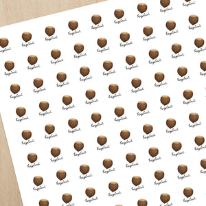 Hazelnut - Mini Stickers