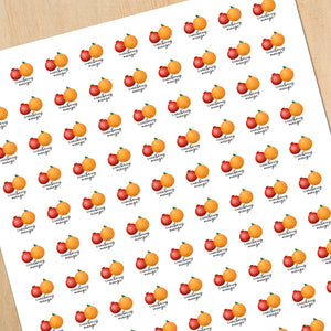 Cranberry Orange (Flavor)  - Mini Stickers