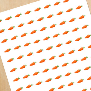 Carrot (Flavor) - Mini Stickers