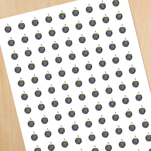 Blackberry (Fruit Flavor) - Mini Stickers