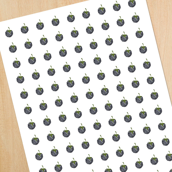 Blackberry (Fruit Flavor) - Mini Stickers