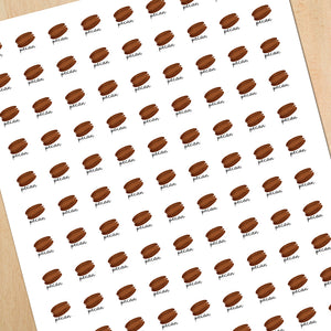 Pecan (Flavor) - Mini Stickers