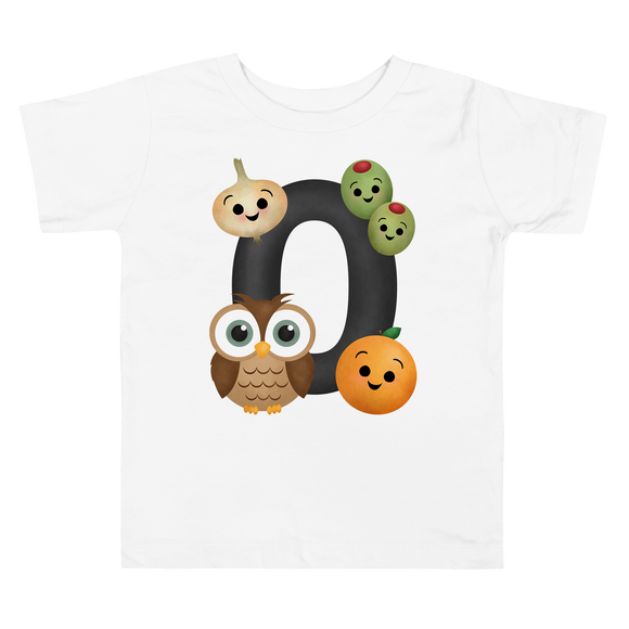 Letter O (Alphabet) - Kids Tee