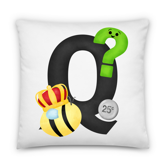 Letter Q (Alphabet) - Pillow