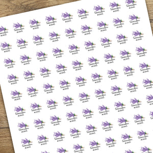 Lavender Scent - Mini Stickers