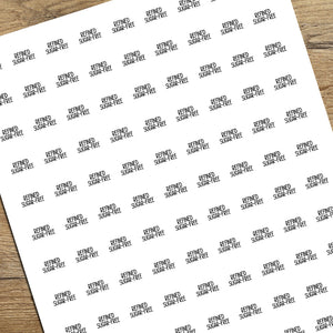 Refined Sugar-Free - Mini Stickers