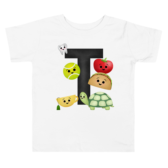 Letter T (Alphabet) - Kids Tee