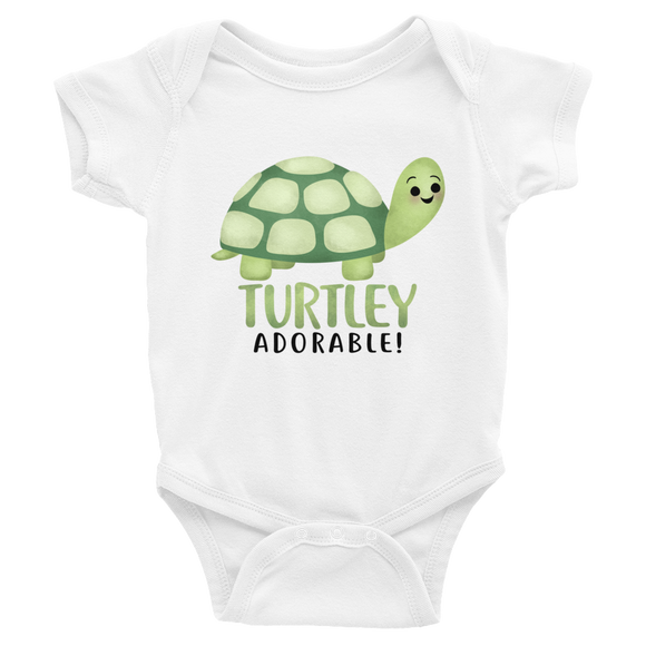 Turtley Adorable - Baby Bodysuit
