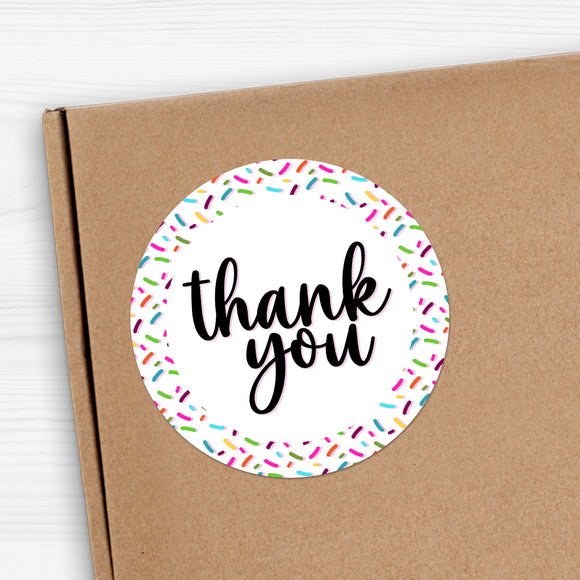 Thank You (Sprinkles) - Stickers