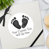 Baby Footprints - Custom Stickers