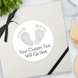 Baby Footprints - Custom Stickers